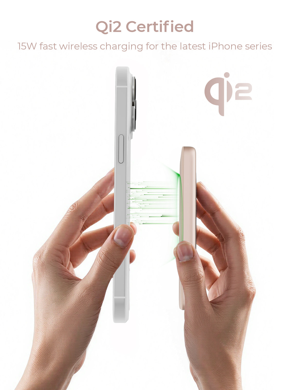 Aukey PB-MS07 MagFusion M Qi2 5000mAh Magnetic Wireless Power Bank