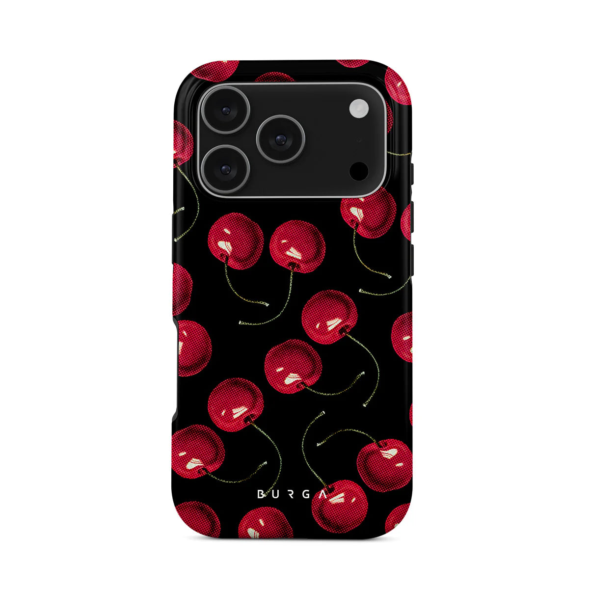 BURGA チェリー柄 iPhone17ケース BURGA Phone Case for iPhone 17 Pro 