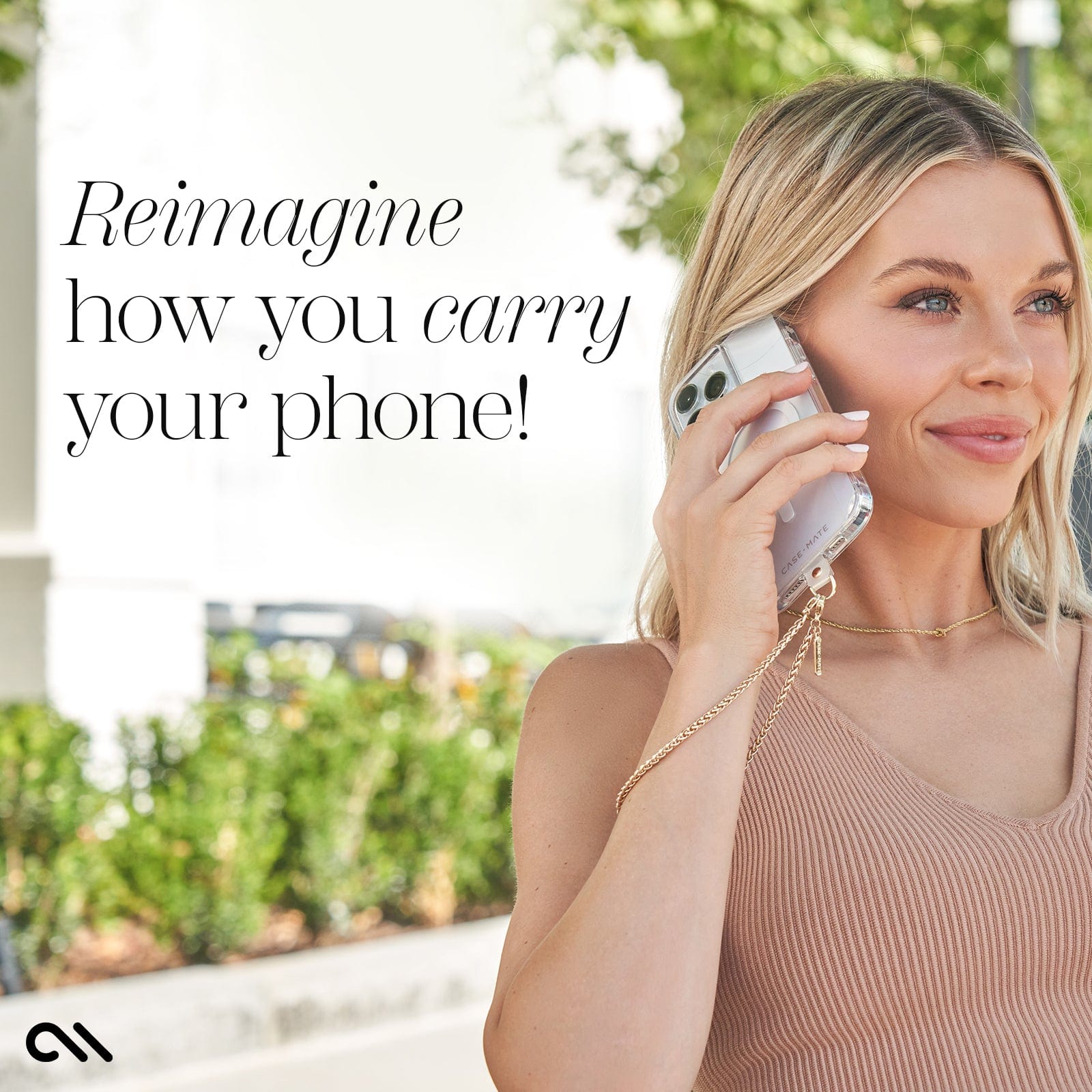 Case-Mate Phone Charm - Eternity Dainty Gold Chain