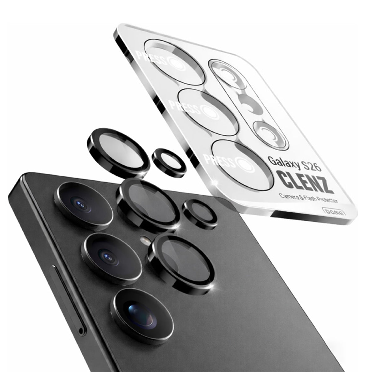 Whitestone CLenZ Glass for S26 | S26 plus | S26 Ultra Camera Protector