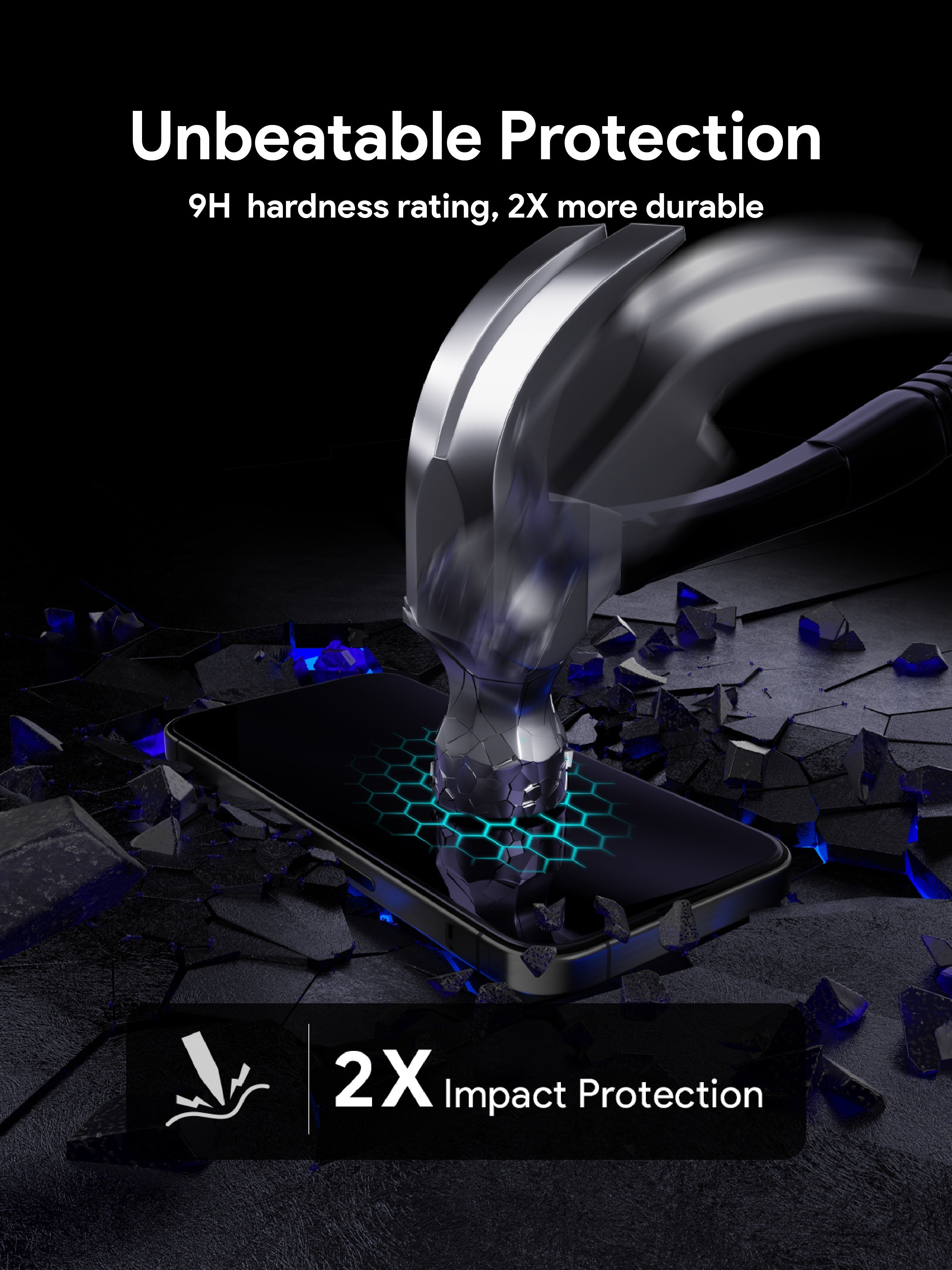 AUKEY SP-HT20 ClearView High Clarity Screen Protector for iPhone 16 / 16 Plus / 16 Pro / 16 Pro Max