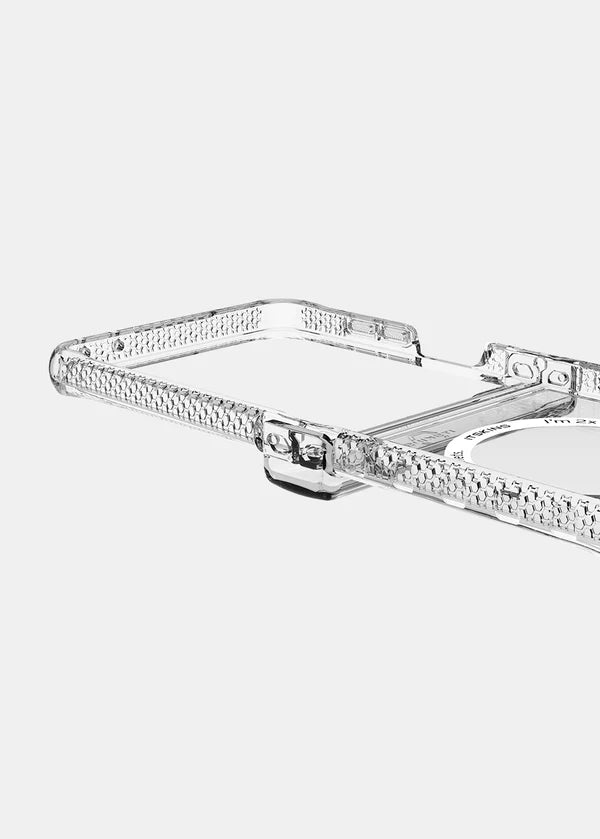 ITSKINS Samsung Galaxy Z Flip 8 Hybrid R Clear Hinge (MagSafe Compatible) - Transparent