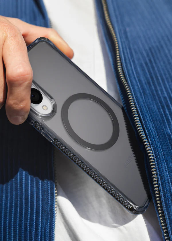 ITSKINS Samsung Galaxy S25 Edge Hybrid R Vapor (MagSafe Compatible) - Smoke