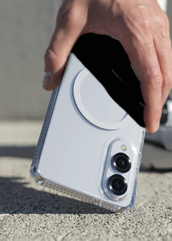 ITSKINS Samsung Galaxy S25 Edge Hybrid R Clear (MagSafe Compatible) - Transparent