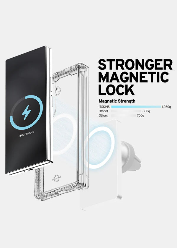 ITSKINS Samsung Galaxy Z Fold 7 Hybrid R Clear Hinge (MagSafe Compatible)