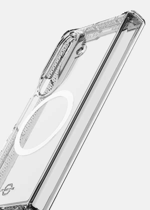 ITSKINS Samsung Galaxy Z Fold 8 Ultra Hybrid R Clear Hinge (MagSafe Compatible) - Transparent (Copy)