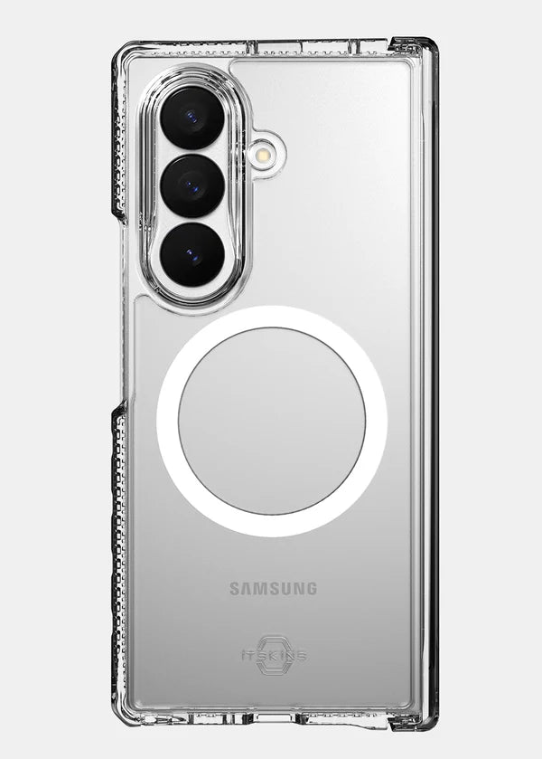 ITSKINS Samsung Galaxy Z Fold 8 Ultra Hybrid R Clear Hinge (MagSafe Compatible) - Transparent (Copy)