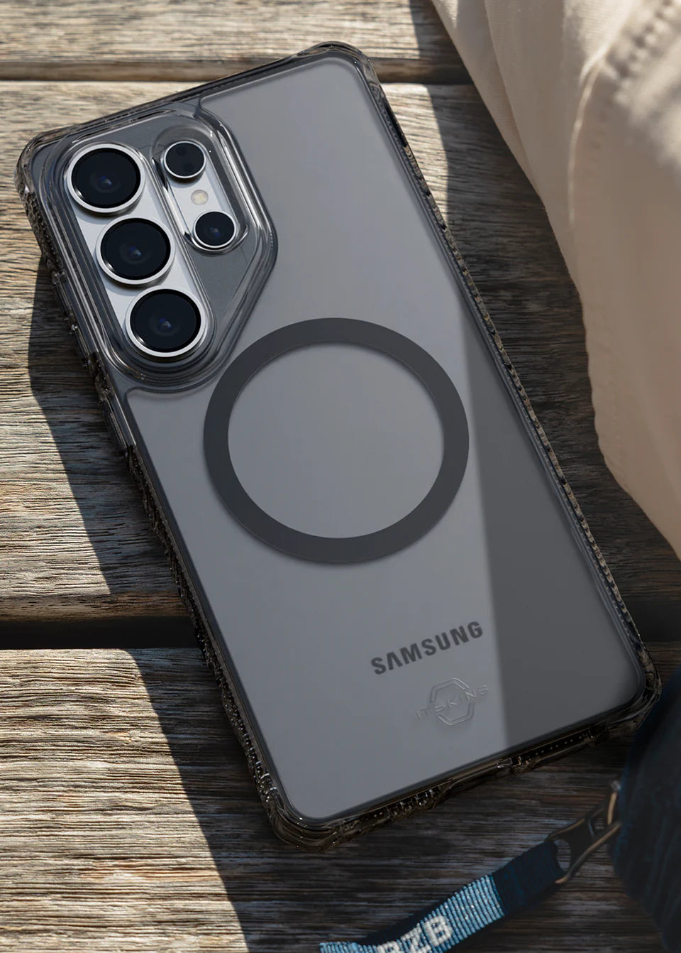 ITSKINS Samsung Galaxy S26 Series - Hybrid R Vapor Magnetic Case - Smoke