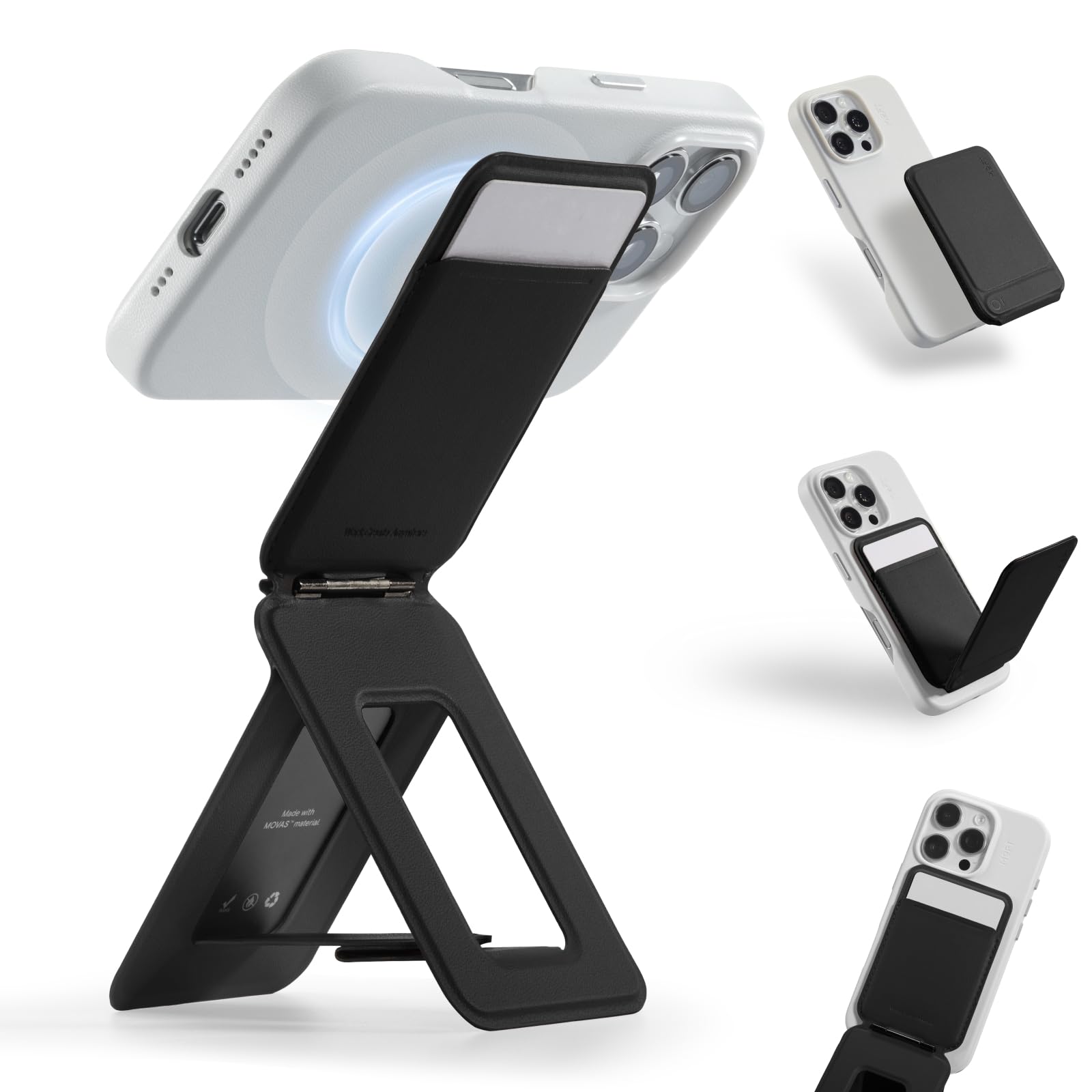 MOFT Snap Invisible Phone Tripod Stand/Wallet MOVAS™ (MagSafe Compatible)