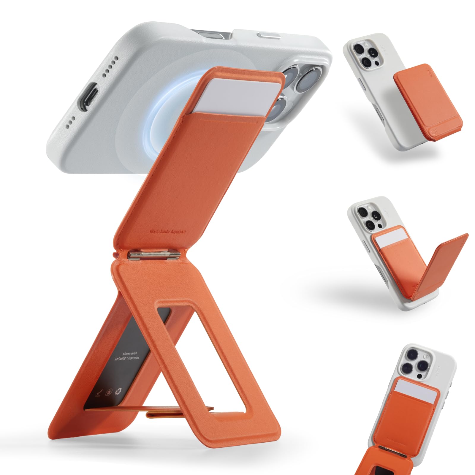 MOFT Snap Invisible Phone Tripod Stand/Wallet MOVAS™ (MagSafe Compatible)