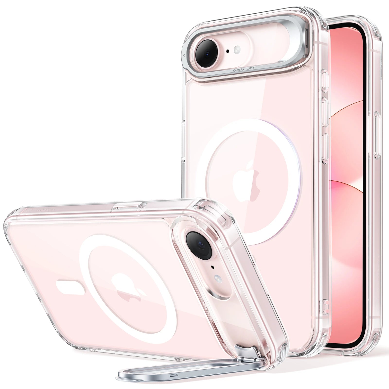ESR iPhone 17 Series Hybrid Magsafe Case w/ Stash Stand (Camera Control)