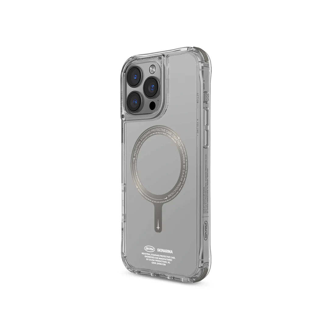 Skinarma iPhone 16 Pro Saido Prime Mag-Charge Back Case - Titanium
