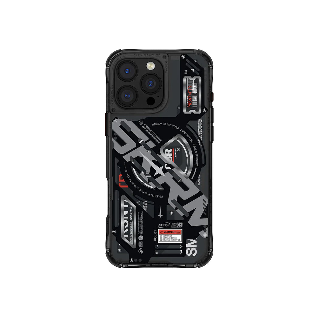 Skinarma iPhone 16 Pro Max Ekho Mag-Charge Back Case - Black