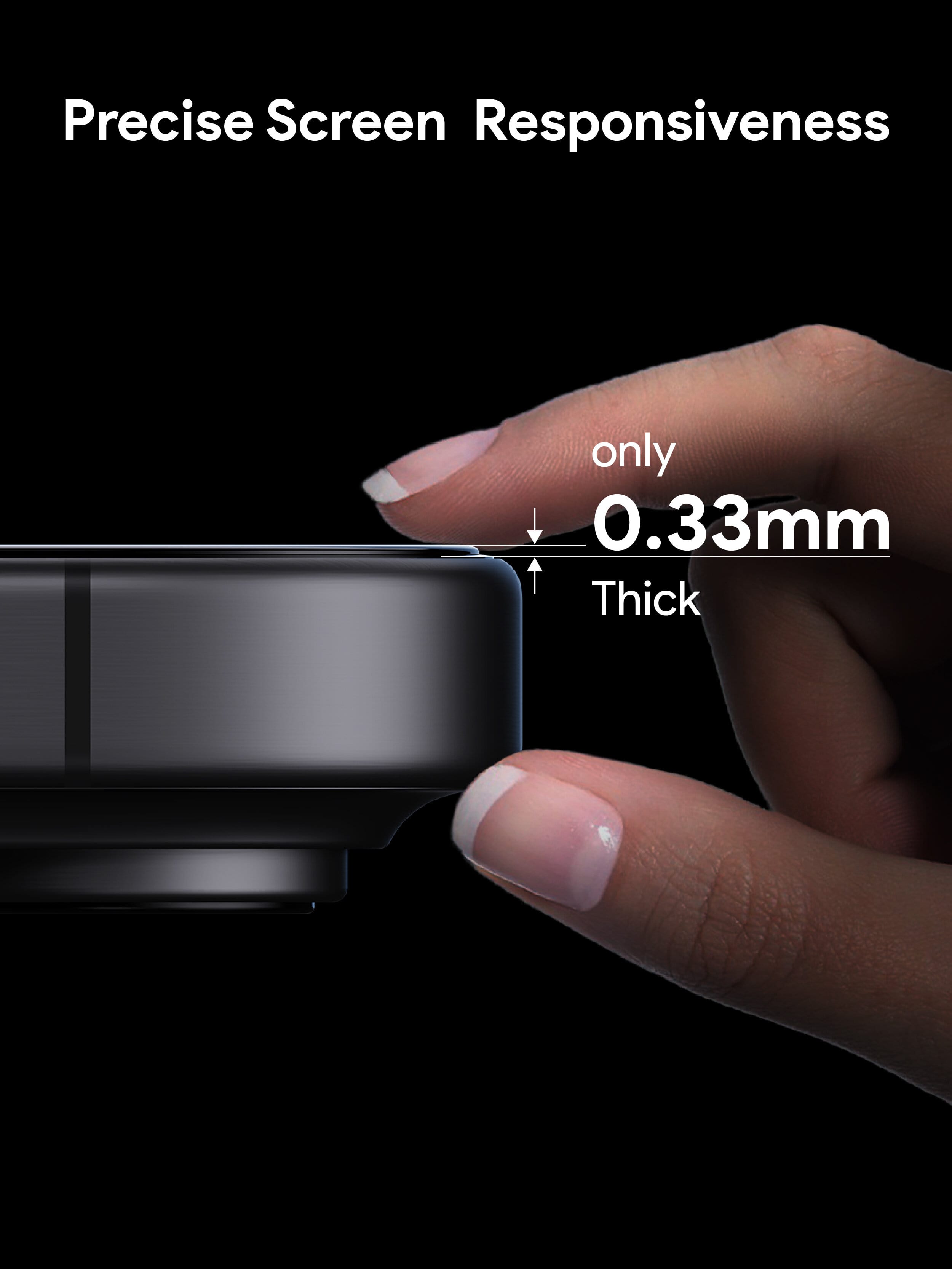 AUKEY SP-YX20 SmoothPlay Gaming Matte Tempered Glass Screen Protector for iPhone 16 / 16 Plus / 16 Pro / 16 Pro Max