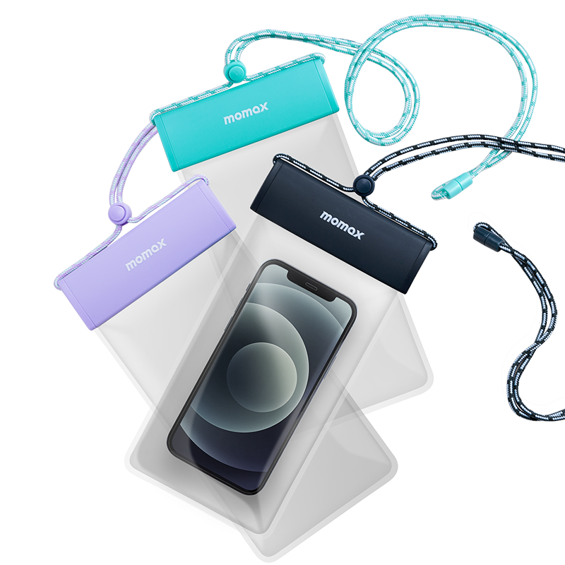 Momax SR25 Waterproof Pouch Universal with Neck Strap