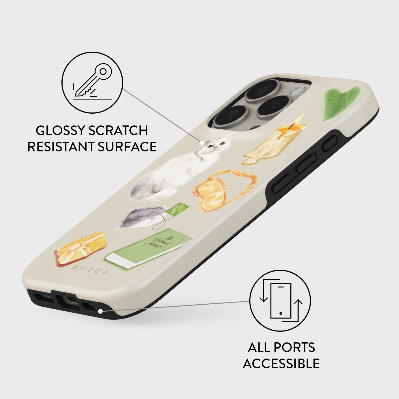 BURGA iPhone 16 Pro Max / 15 Pro Max Soft Era Tough MagSafe Case