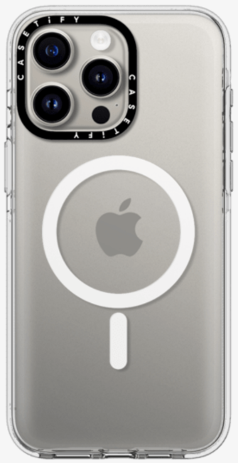 CASETiFY Magsafe Clear Case for iPhone 15 Pro Max