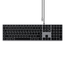Load image into Gallery viewer, Satechi W3 Slim USB-C Wired Backlit Keyboard
