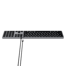 Load image into Gallery viewer, Satechi W3 Slim USB-C Wired Backlit Keyboard
