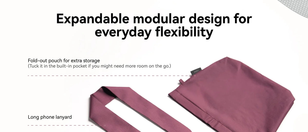 MOFT Adjustable & Self-Packable Phone Pouch Lanyard