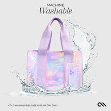 Load image into Gallery viewer, Case-Mate Beach Tote Bag with Phone Pouch - Soap Bubble
