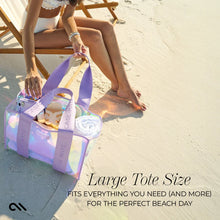 Load image into Gallery viewer, Case-Mate Beach Tote Bag with Phone Pouch - Soap Bubble

