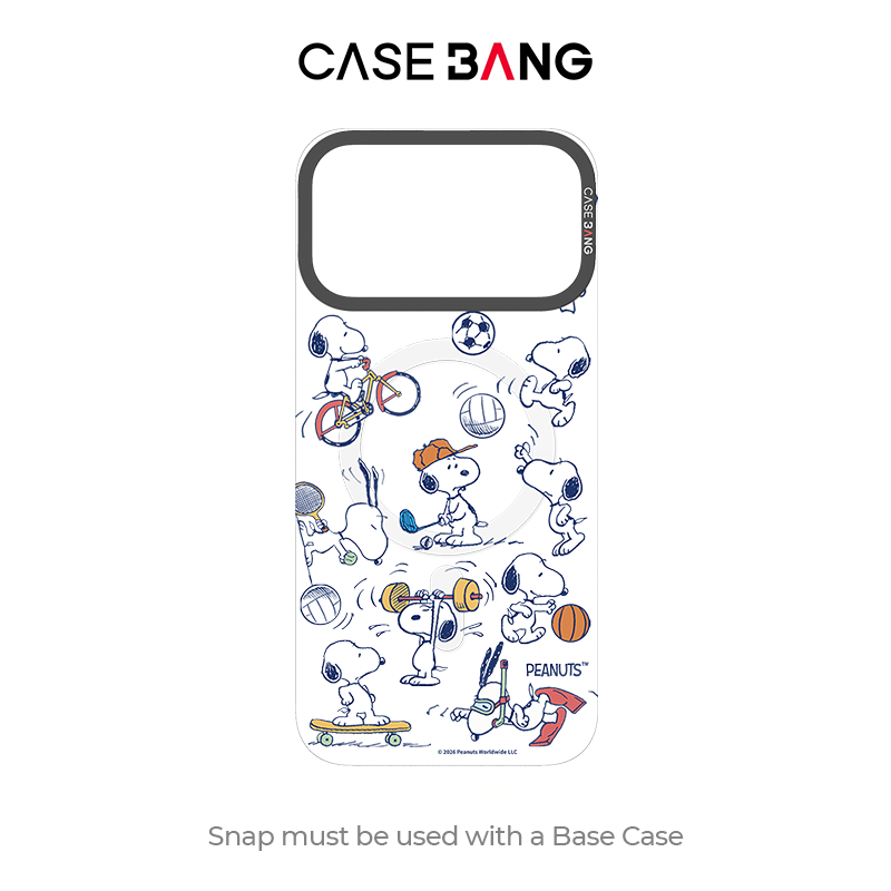 CASEBANG Snoppy Series - iPhone 17-15 Series | Snap-On Cover Only