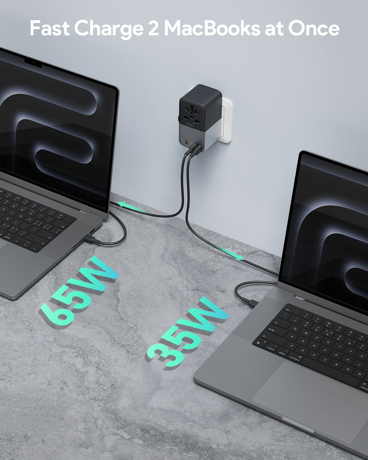 AUKEY PA-TA09A 100W Universal Travel Charger