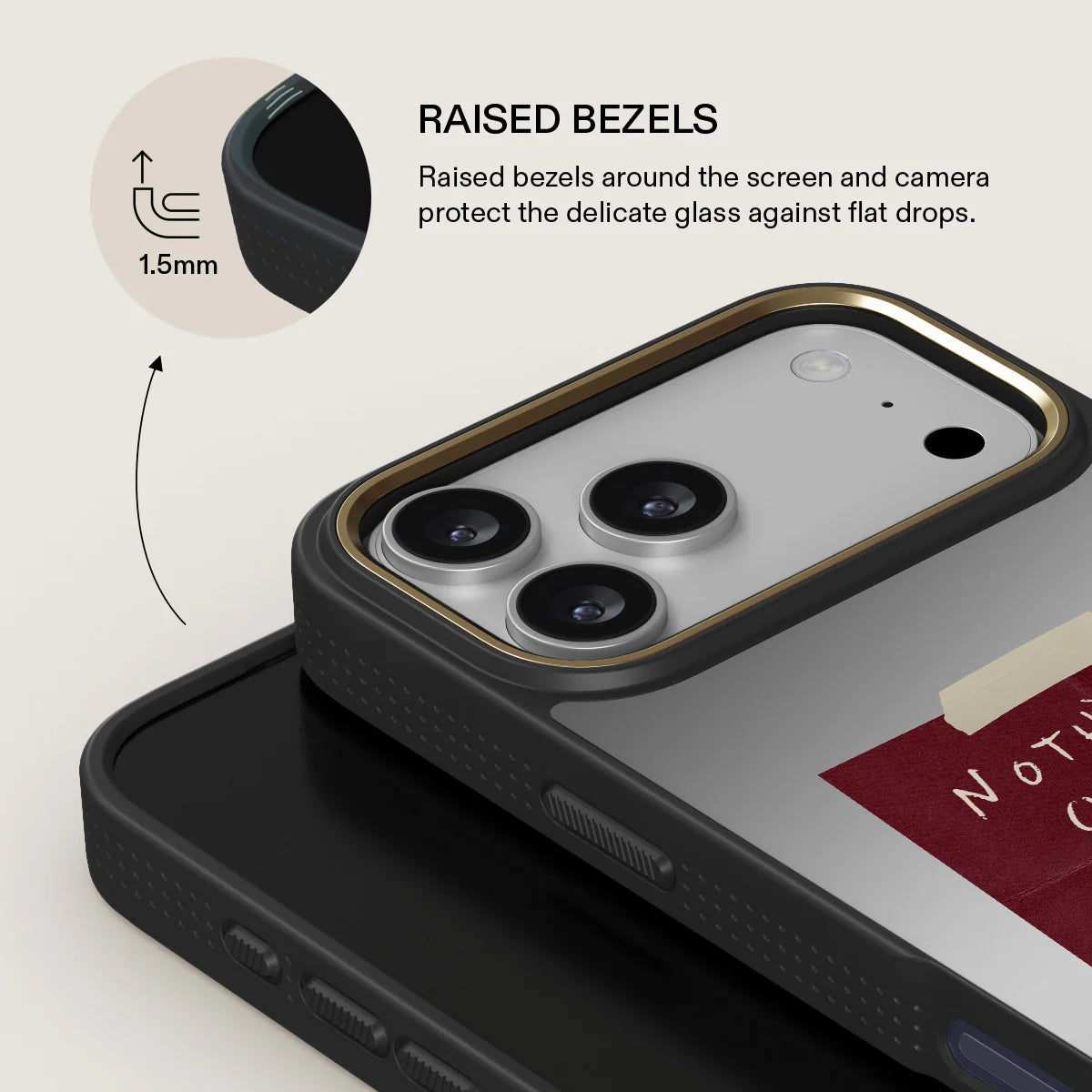 BURGA iPhone 17 Pro Max / 17 Pro Nothing Changes Elite Mirror Gold Tough MagSafe Case