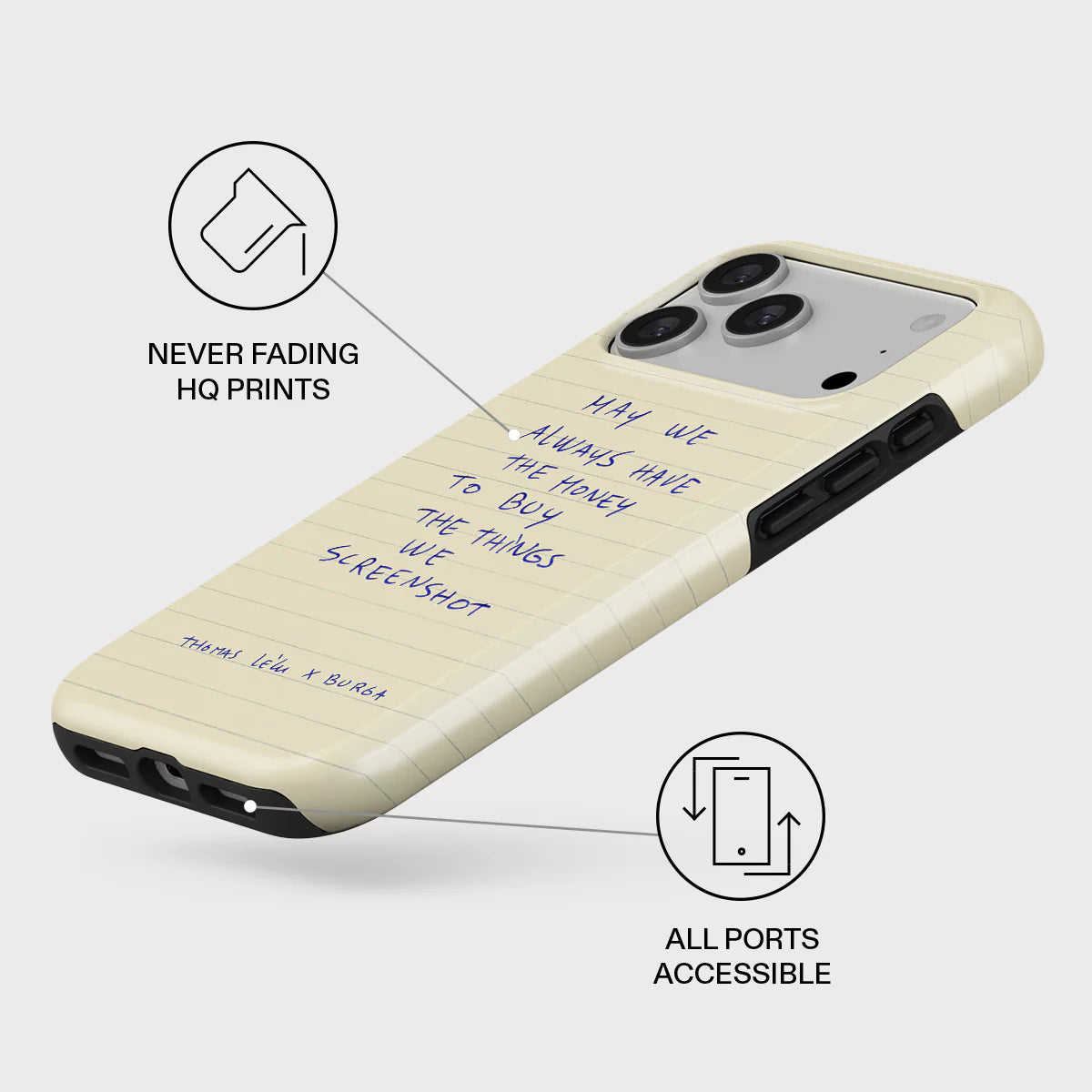 BURGA iPhone 17 Pro Max / 17 Pro May We Always Tough MagSafe Case