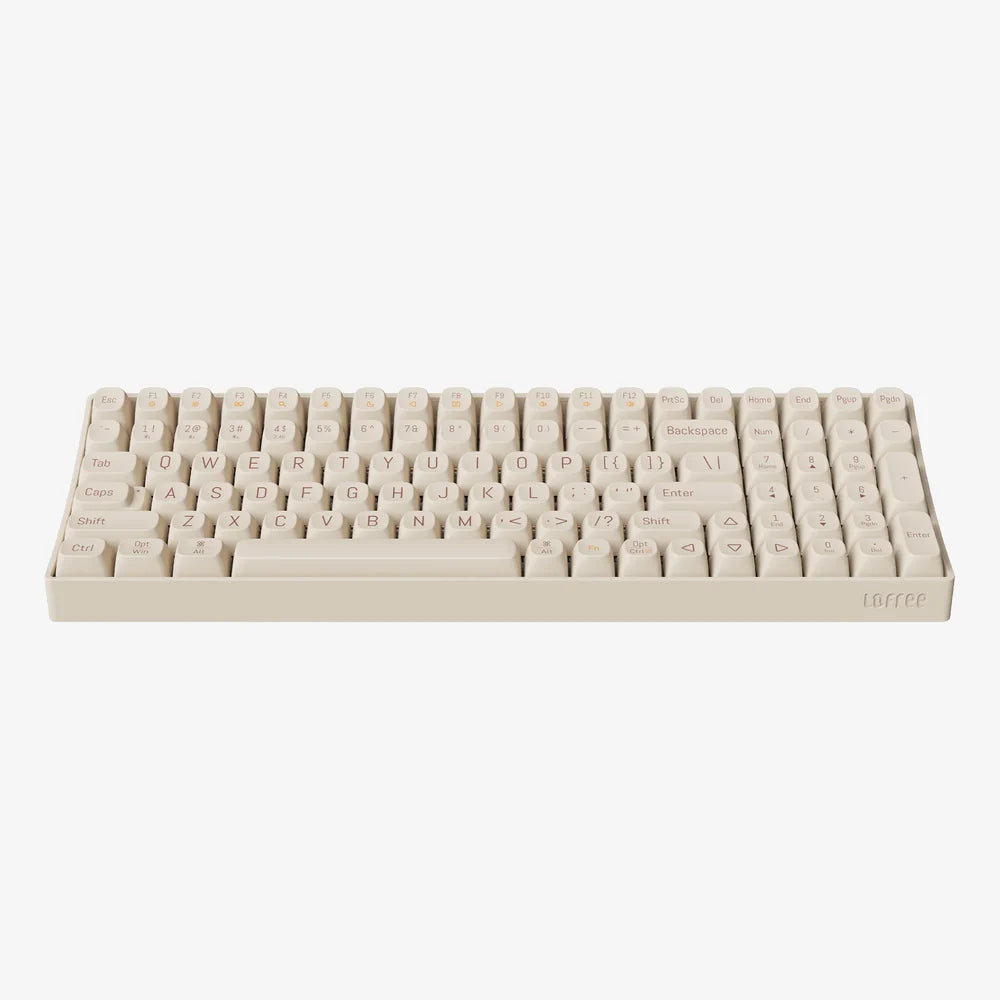 Lofree OE913 TOUCH 100-Key Triple Mode Connection Mechanical Keyboard - Tofu