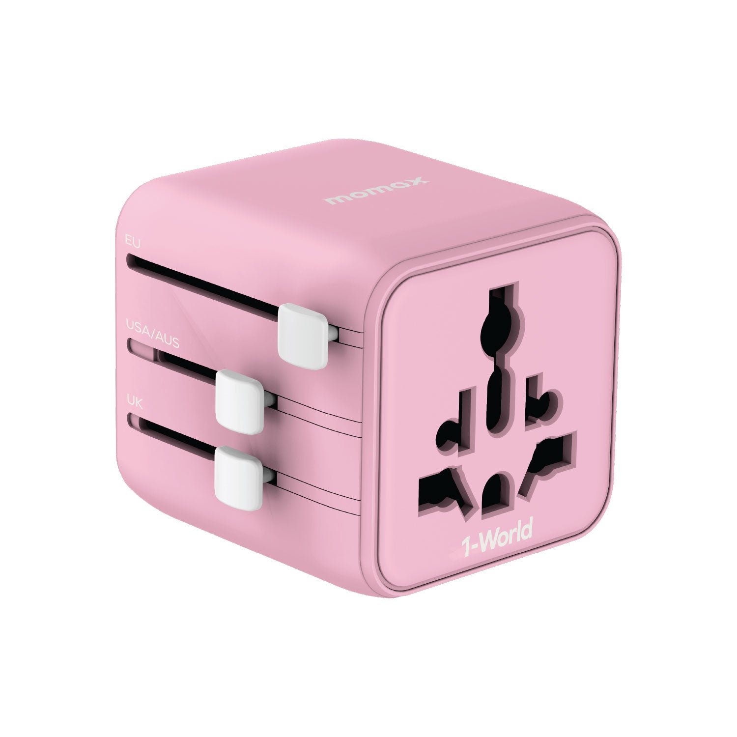 Momax UA19 1-World Universal Travel Adapter with Dual AC