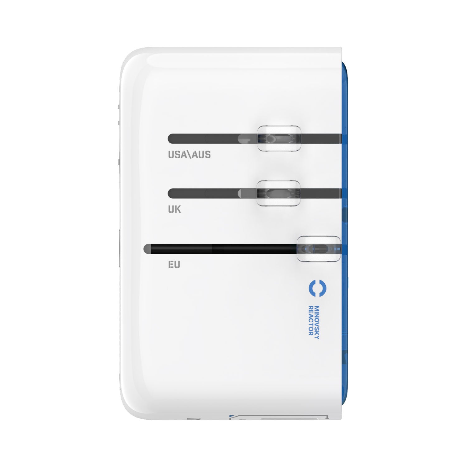 [Mobile Suit Gundam Limited Edition] Momax UA21 1-World+ 35W 4-Port Travel GaN Charger With Built-in USB-C Cable - White