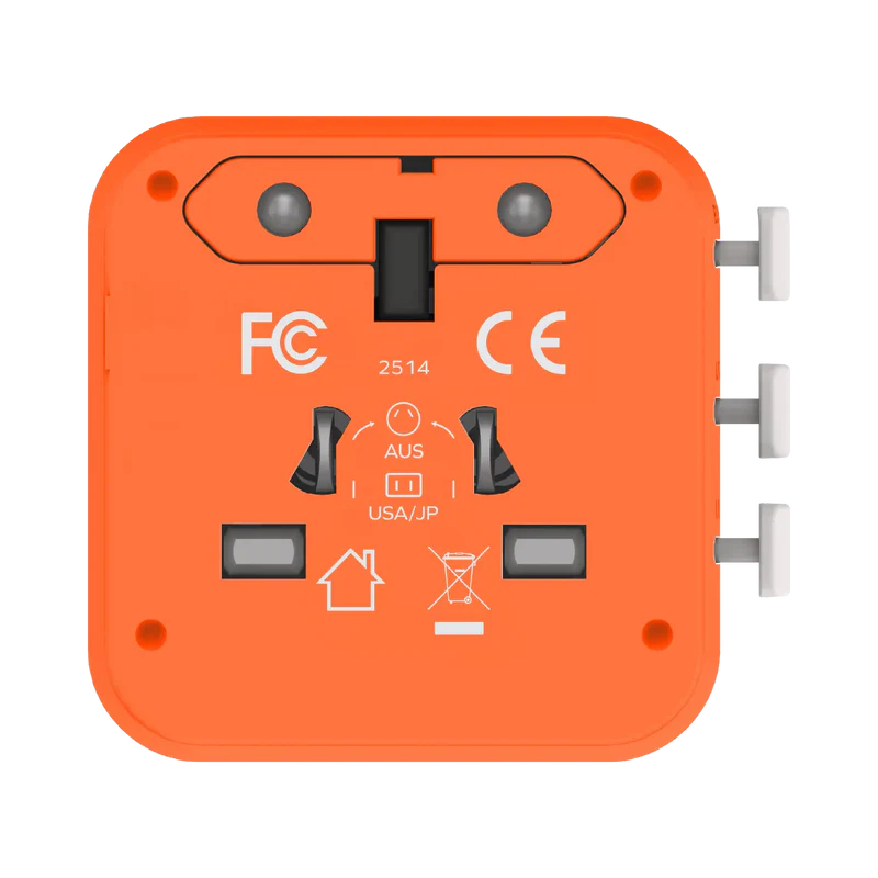 Momax UA29 1-World² 20W Universal 2-Port USB Travel Adapter