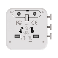 Load image into Gallery viewer, Momax UA29 1-World² 20W Universal 2-Port USB Travel Adapter
