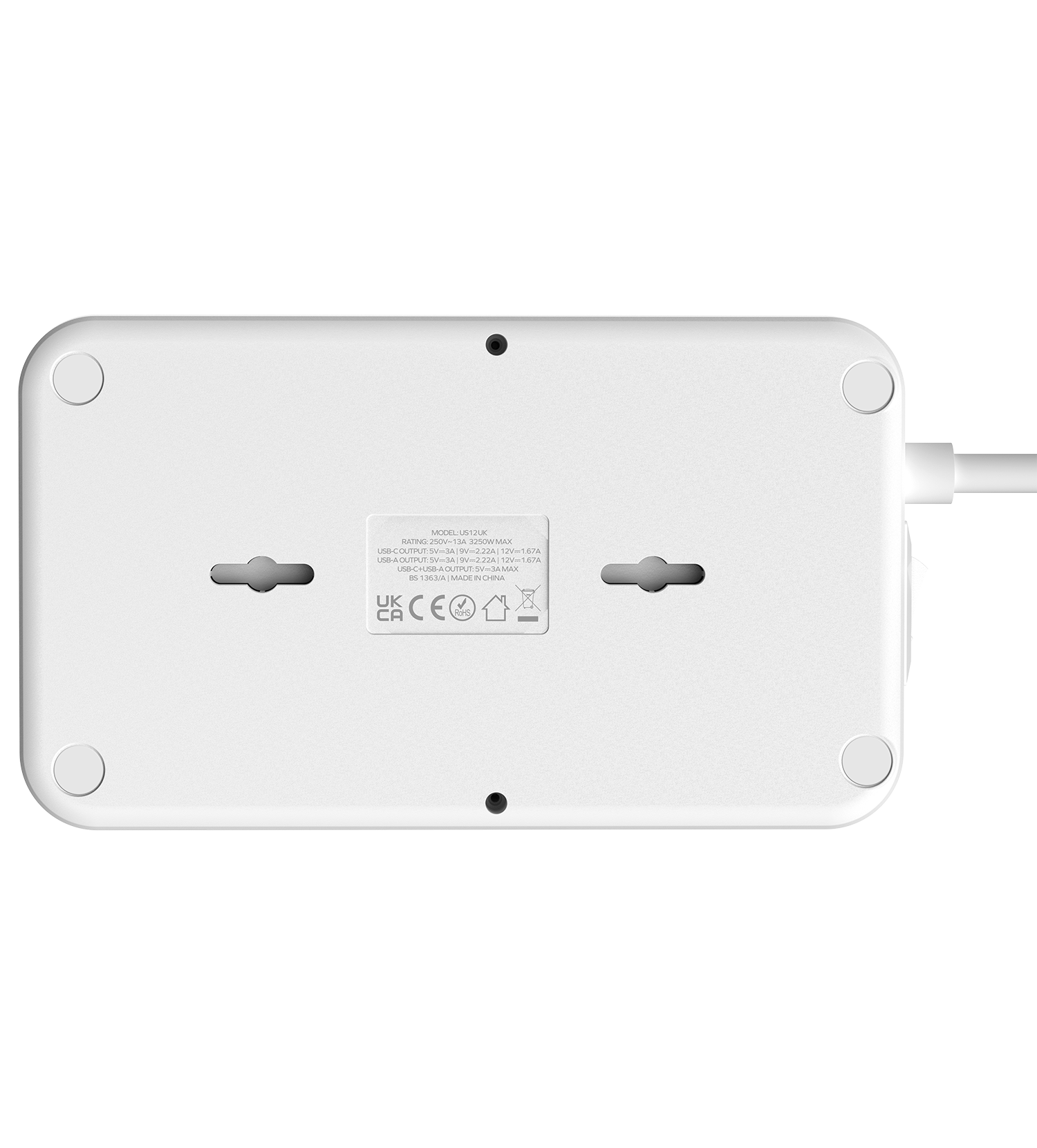 Momax US12 ONEPLUG 6-Outlet Power Strip with USB