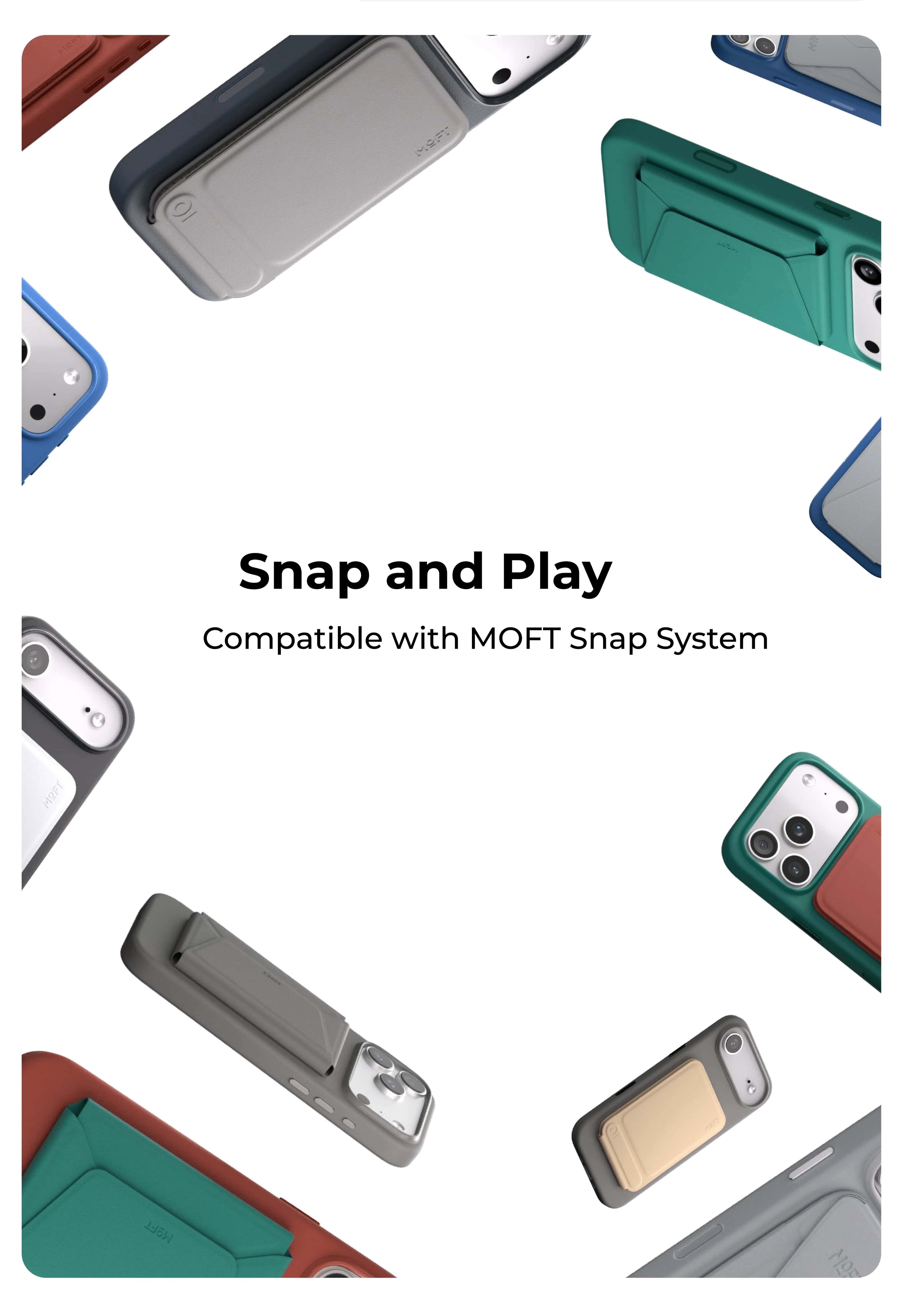 MOFT Snap Case MOVAS™ MagSafe Compatible for iPhone 17 Pro / 17 Pro Max - Oz Green