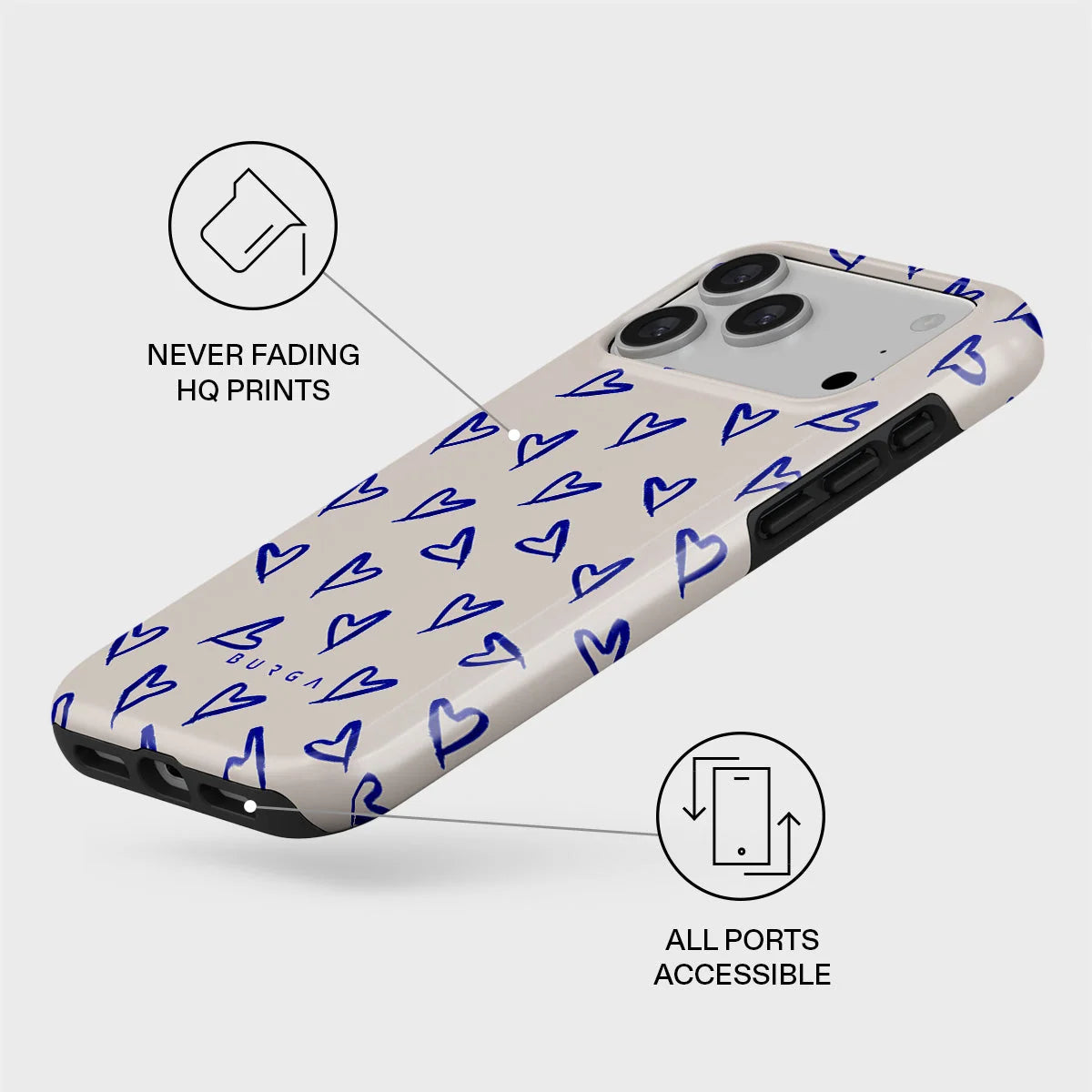 BURGA iPhone 18 / 17 Series Love Me Right Tough MagSafe Case