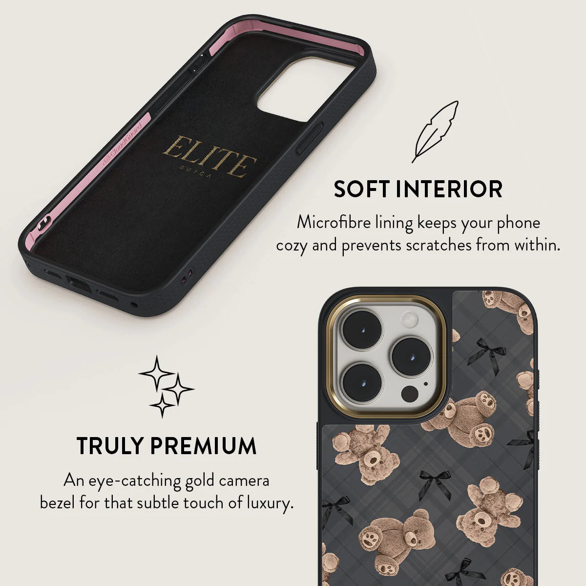 BURGA iPhone 15 Pro Max BFF Elite Gold Tough MagSafe Case