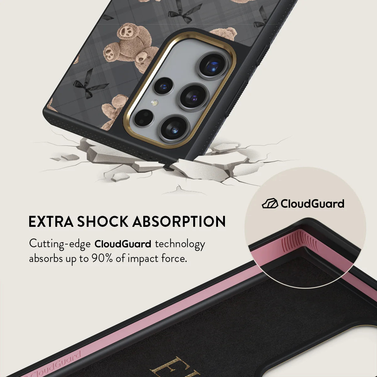 BURGA Samsung Galaxy S24 Ultra BFF Elite Gold Tough Case