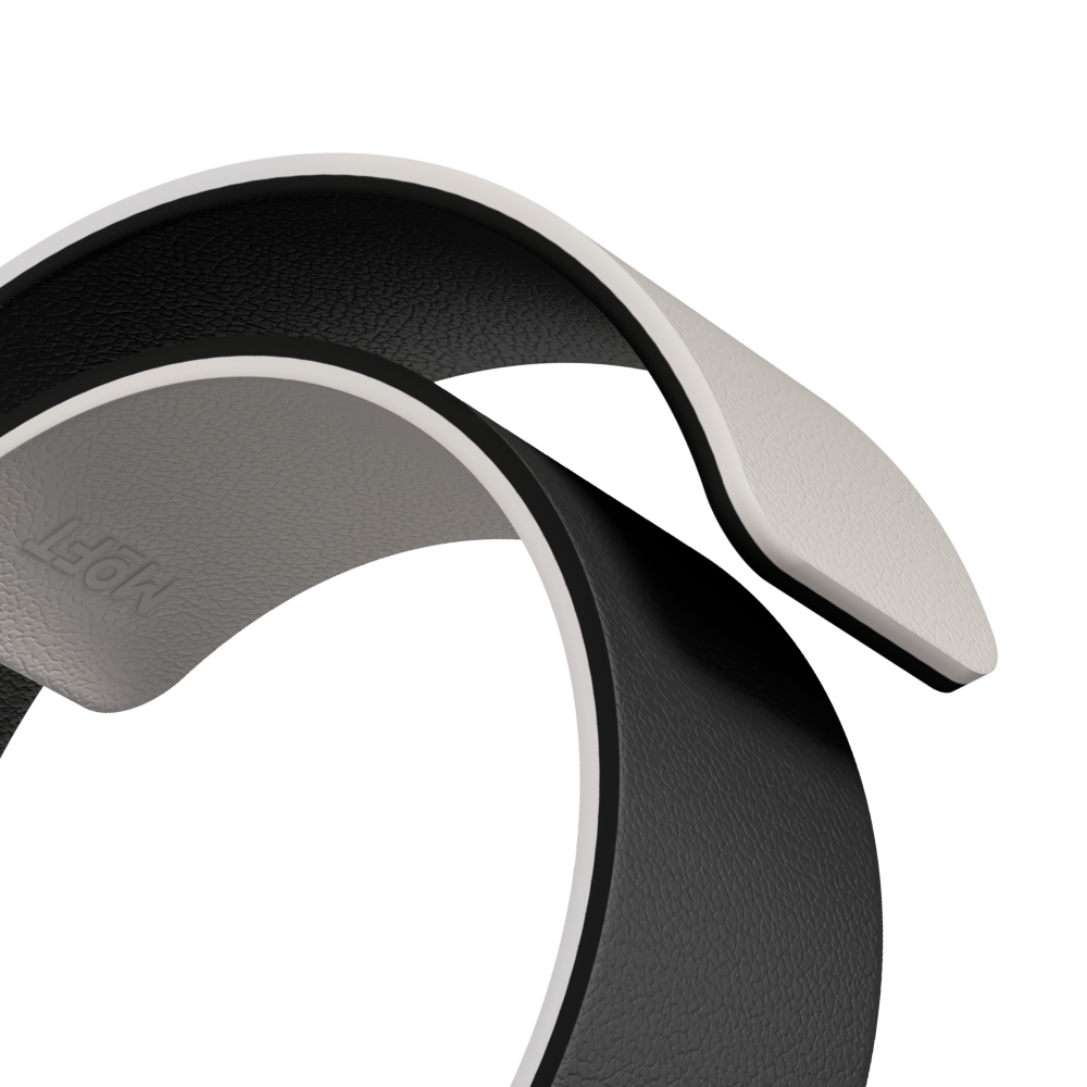 MOFT Snap Watch Band for Apple Watch 40mm/41mm/42mm & 44mm/45mm/46mm/49mm - Jet Black Beach White