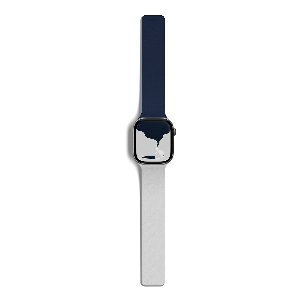 MOFT Snap Watch Band for Apple Watch 40mm/41mm/42mm & 44mm/45mm/46mm/49mm - Navy Blue Misty Cove
