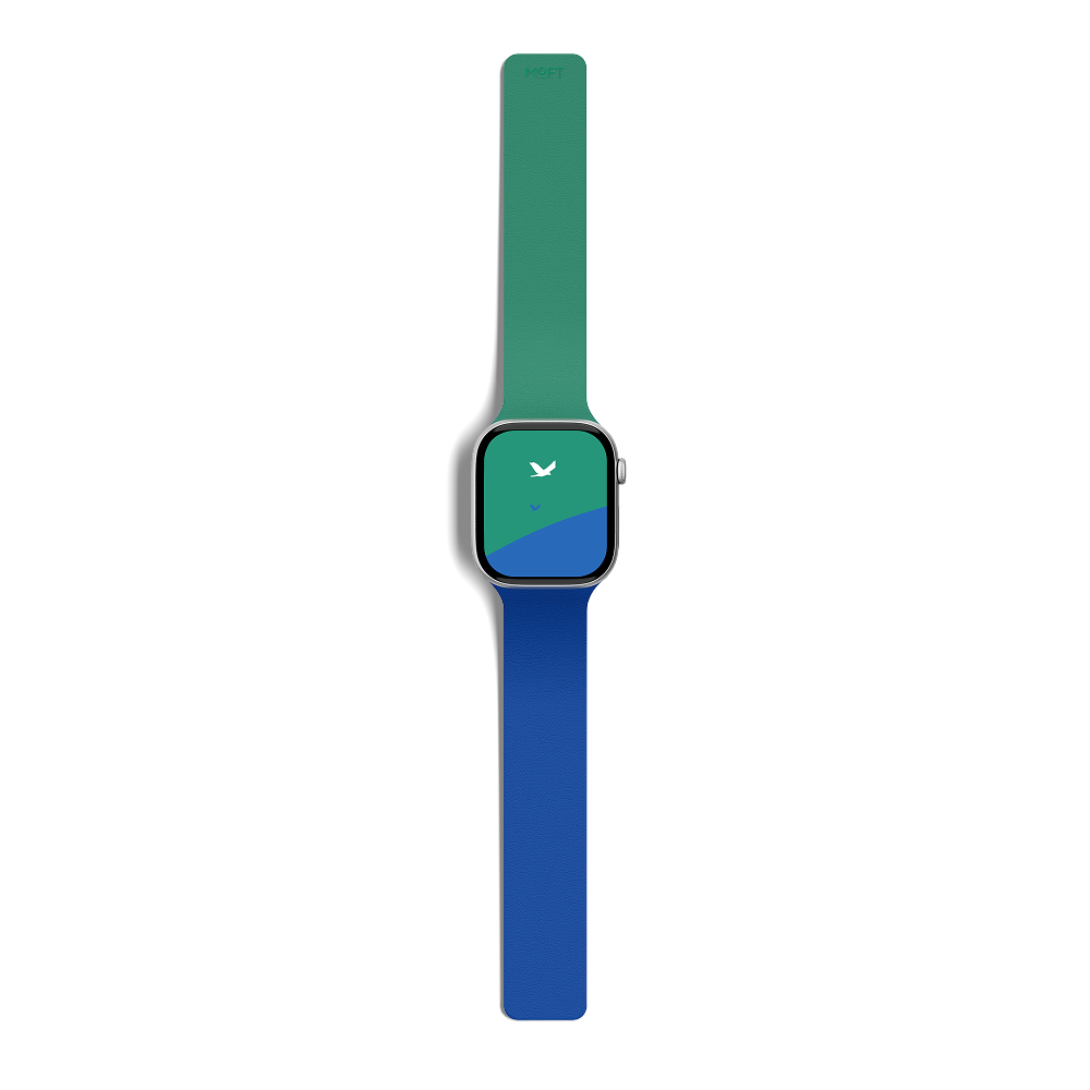 MOFT Snap Watch Band for Apple Watch 40mm/41mm/42mm & 44mm/45mm/46mm/49mm - Sapphire Oz Green