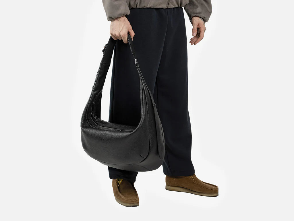 Grams(28) 191 Rio Crossbody Bag - Pebbled Black