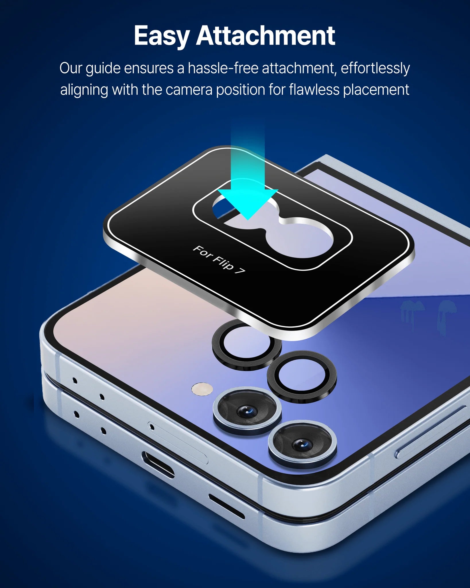 Whitestone CLenZ Glass for Z Flip 7