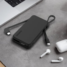 Load image into Gallery viewer, Momax IP138 1-Power Vital+ 10000mAh Battery Pack with Dual Built-in Cable
