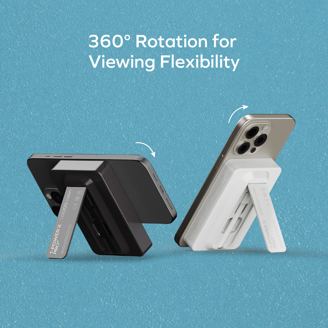 [CCC Certified] Momax IP132 1-Power X Pro+ Magnetic Wireless Power Bank 10000mAh With Built-In USB-C Cable