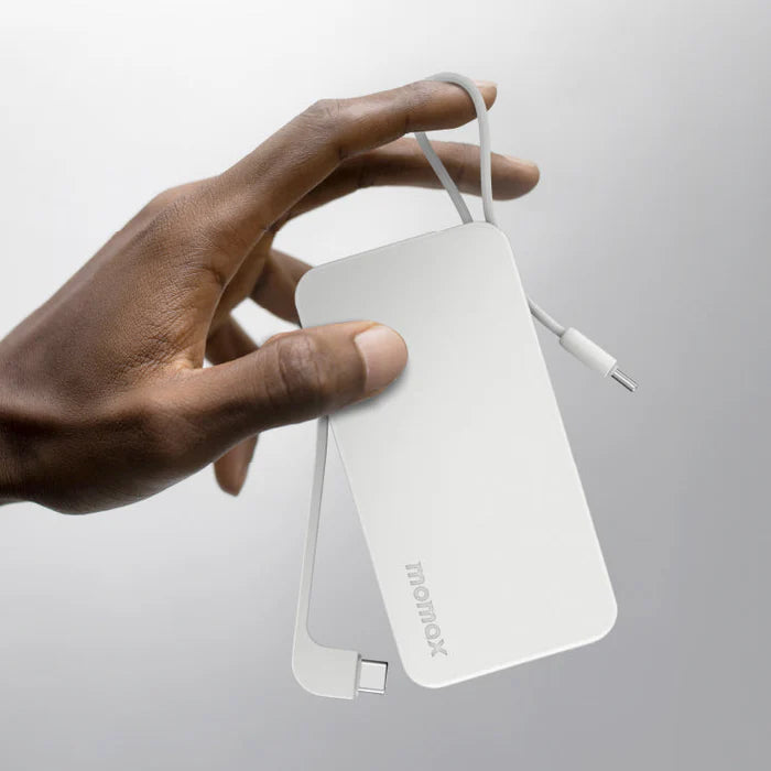 [CCC Certified] Momax IP138 1-Power Vital+ 10000mAh Battery Pack with Dual Built-in Cable