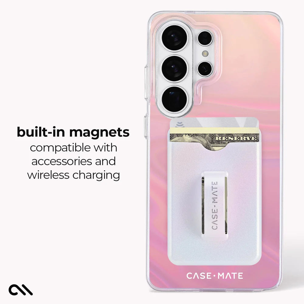 Case-Mate Samsung Galaxy S26 Series - Peach Bubble Magnetic Case (Iridescent)