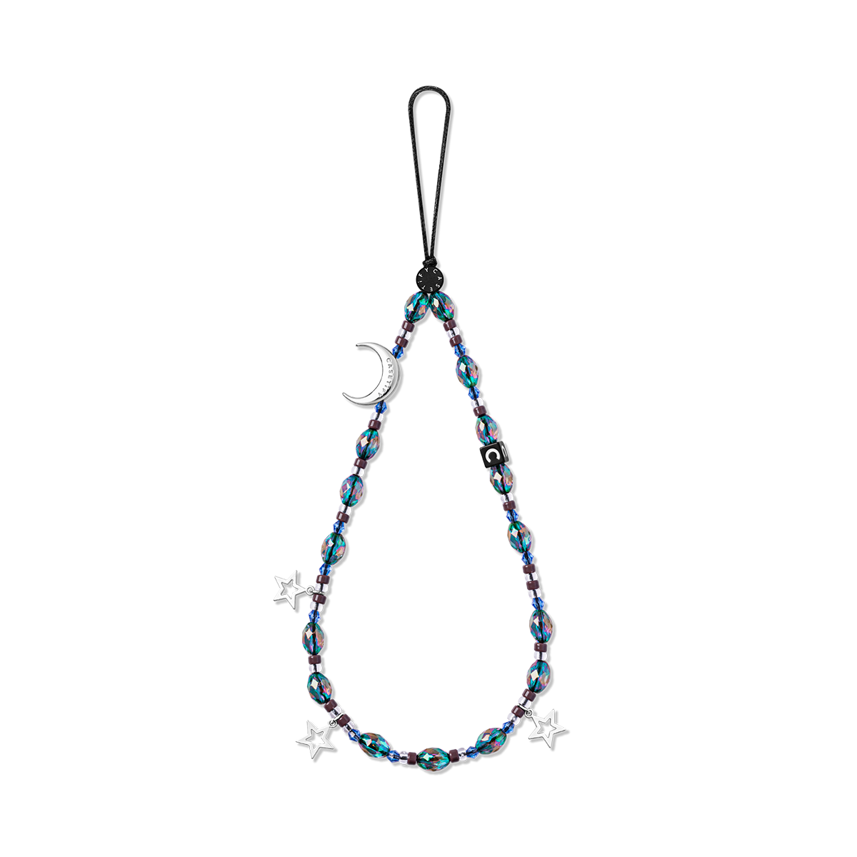 CASETiFY Glitter Phone Charm - Midnight Indigo